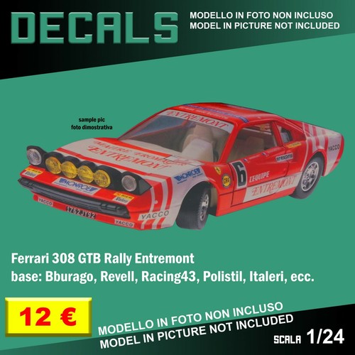 Decals repro ferrari 308 - repro,
