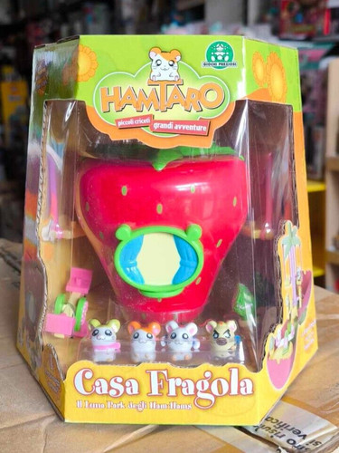 Hamtaro casa fragola - fragola, vintage