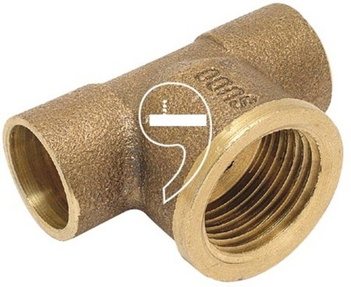 Tee bronzo con - bronzo, a