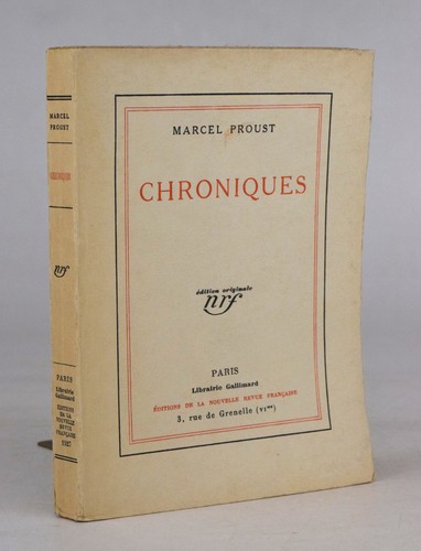 Proust marcel chroniques - proust,,