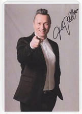 Paolo Belli Cartolina Ufficiale Ballando con le stelle 2017 Autografata Card