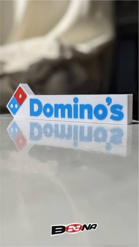 Domino pizza logo display - logo,