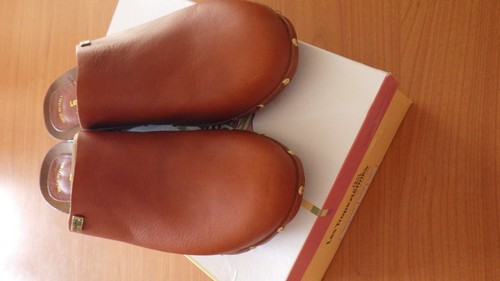 Sabot plat cuir les - sabot,