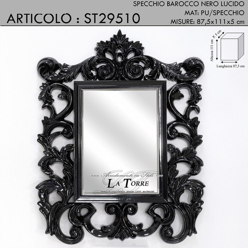 Specchiera rettangolare stile