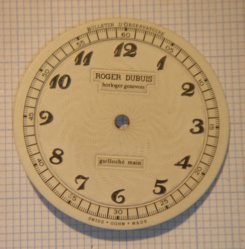Cadran occasion guilloché - cadran,
