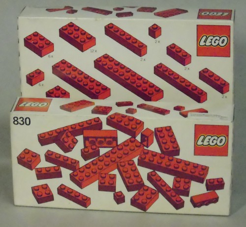 Lego 830 base - rossa, 1980