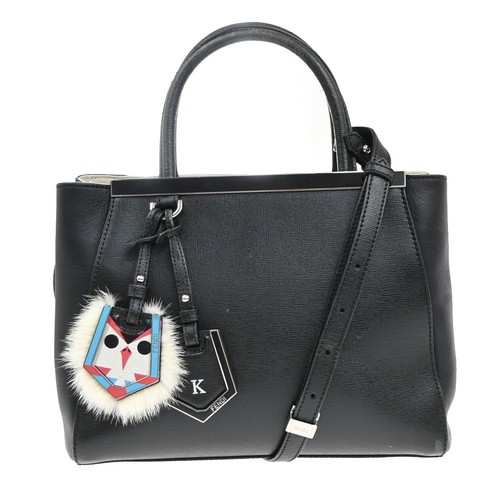 Borsa mano fendi logo petit - a,