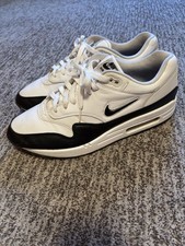 Nike Air Max 1 Premium SC Jewel bianche e nere 918354-100 taglia 12 usate 2017