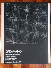 DADAMAINO: La Ricerca Nel Metodo, Manifesto Mostra Galleria Method 1975