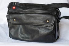 Borsa fotografica in pelle nera originale Leica usato buone condizioni