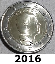 Monaco - monete da 2 euro 2016