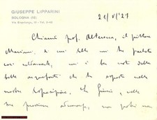 1927 MILANO Giuseppe LIPPARINI