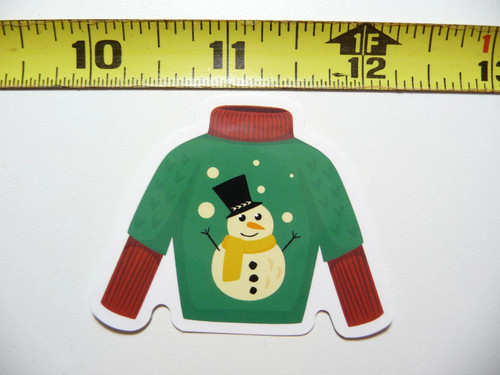 Maglione natalizio con pupazzo - natalizio,