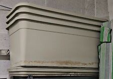 3 Vasi rettangolari da Esterno 100x42x40cm in Resina Capacità 100Lt