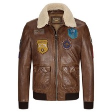 Milestone Giacca di Pelle Uomo MS Matti Marrone 53107060400 24 Cognac