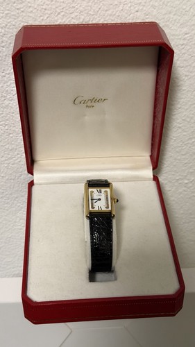 Cartier tank vermeil trinity - tank,