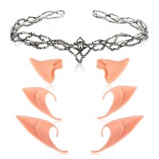 Set Orecchie Elfo e Corona