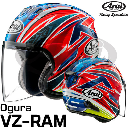 Casco jet arai - casco, vz-ram