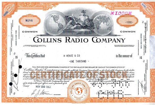 Collins radio company iowa - radio, company,