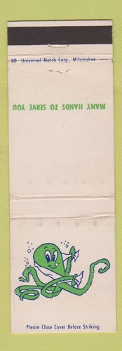Copertina matchbook octopus - copertina,