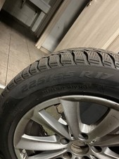 4 CERCHI IN LEGA ORIGINALI BMW PIÙ 4 Gomme Invernali 225/55 R17