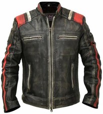 Men moto jacket - jacket, cafe