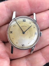 Zenith Calatrava Cal 106 P 50 Working For Parts Repair Rare Sector Dial