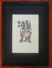 GIUSEPPE CAPOGROSSI incisione del 1963   ''SENZA TITOLO''  (rif 16a)