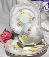 ROYAL STANDARD TAZZA  TEA TRIO