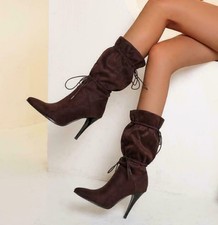 Stivali donna a punta con