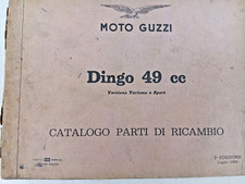 Catalogo Parti di Ricambio Moto Guzzi Dingo 49 cc I Edizione luglio 1964