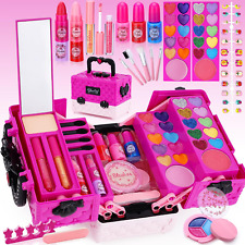 Trucchi Bambina Set,Valigetta Trucchi Bambina,Lavabile Trousse Trucchi Bambina E