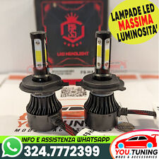 Kit 2⭐ Lampadine LED FARI H4 durata oltre 50.000 ore -> 12000 LM EXTRA LUMINOSE