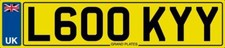 Luke Lukey Lucky Lecky Leckie Locky targa privata cara reg L600 KYY