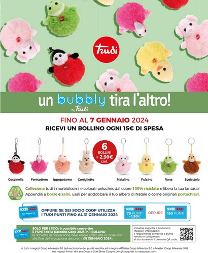 Trudi bubbly peluche - trudi, coop