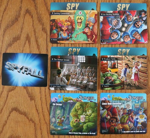 Spyfall gioco promo - spyfall, card