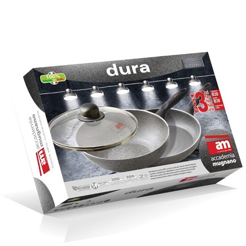 Dura set padelle cm - 2,