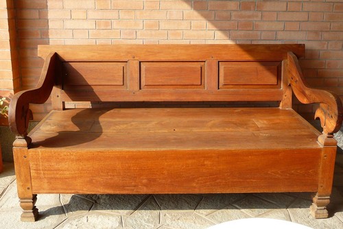 Antico divano cinese teak - antico, in