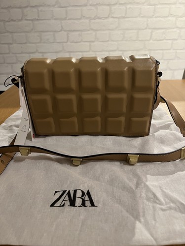 Borsa tracolla zara pelle - zara, in