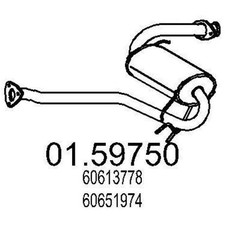 MTS 01.59750 Marmitta centrale