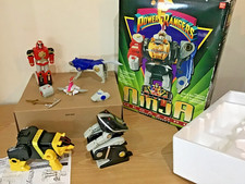 Power Rangers Mighty Morphin Dx Ninja Megazord completo di scatola Bandai 1995 ottime condizioni