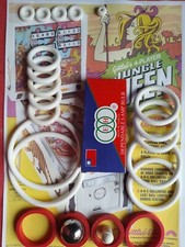 Kit complet ELASTIQUE BILLE AMPOULE- FLIPPER -JUNGLE QUEEN- GOTTLIEB-