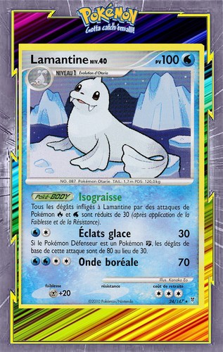Lamantine platine vainqueurs - lamantine, platine:vainqueurs