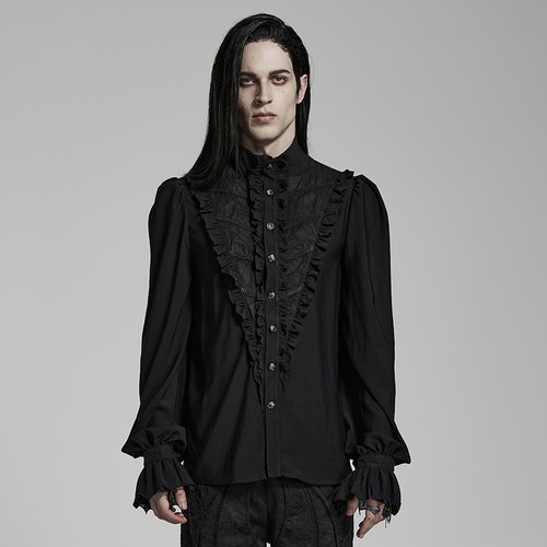 Punk rave gothic hemd oliver - punk,