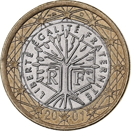 1222073 francia 1 euro - 1,