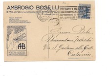 669) pubblicitaria milano boselli filati ricami 1922