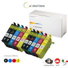 10 CARTUCCE PER EPSON BX 300F DX 6000 8400 8450 SX 100 105 110 405 310FN 4400