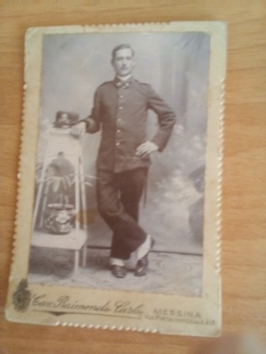 Antica foto cartonata - antica,