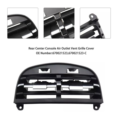 Rear center console - center, air