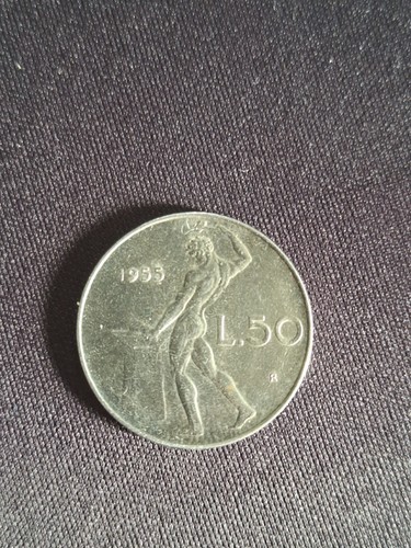 Moneta italia lire 1955 - moneta,